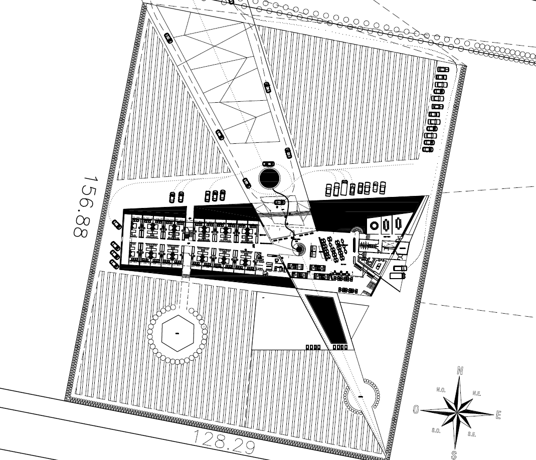 Hotel Cinco Saltos - Plano 1